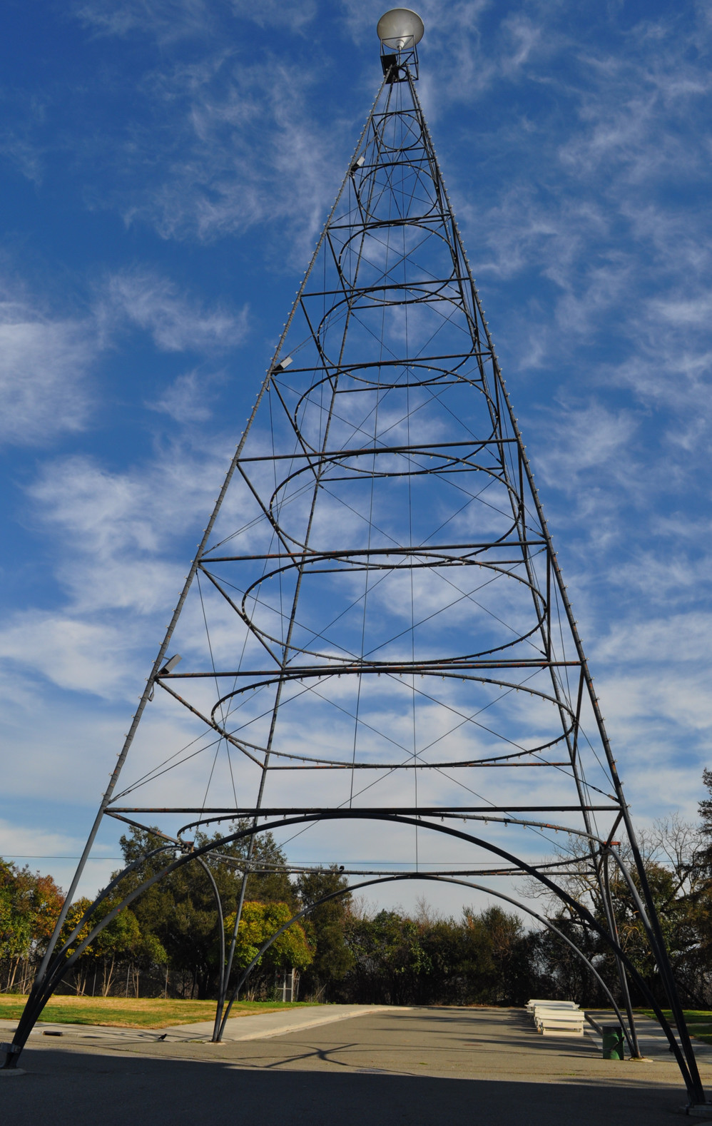 San Jose Electric Light Tower replica.