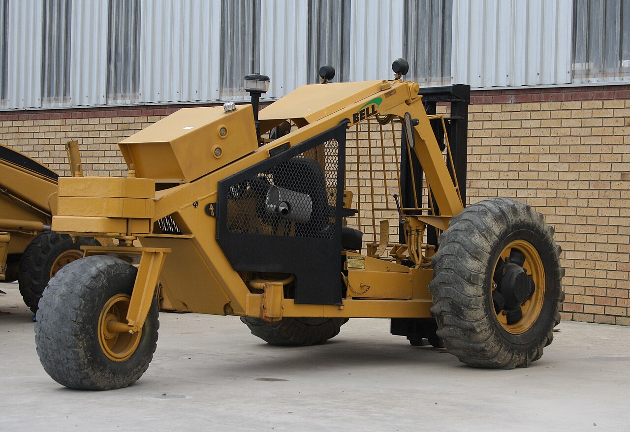 Bell rough terrain forklift